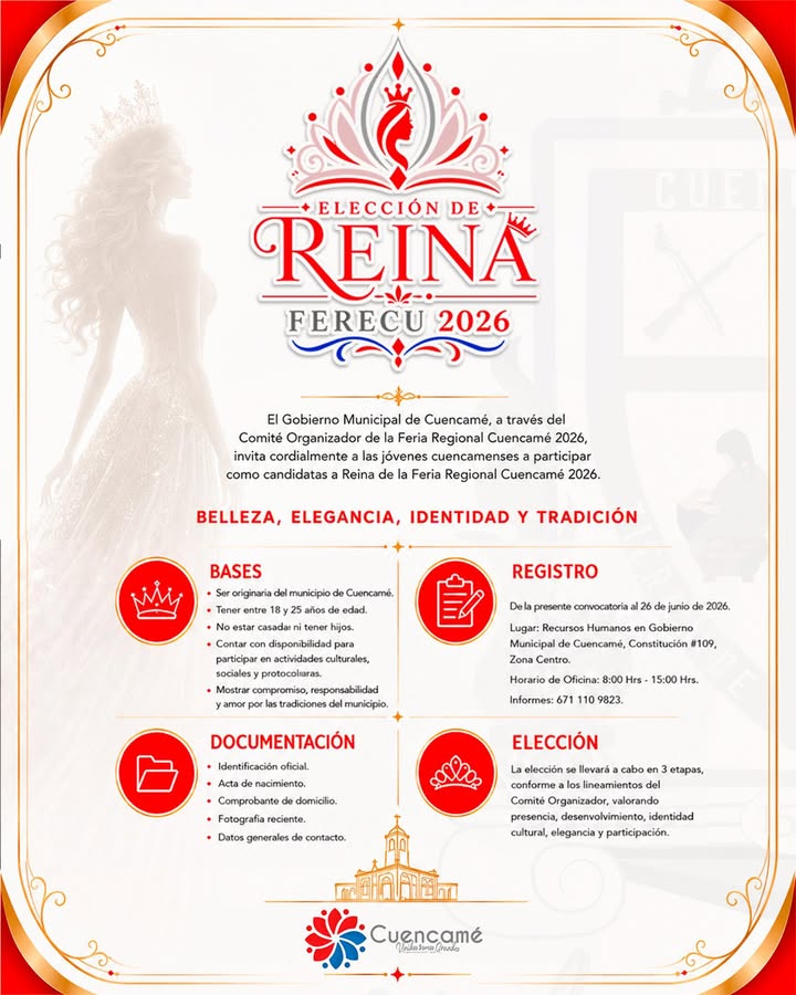👑✨ ¡Convocatoria abierta! ✨👑 Te invitamos a participar en la convocatoria para ser Candi...