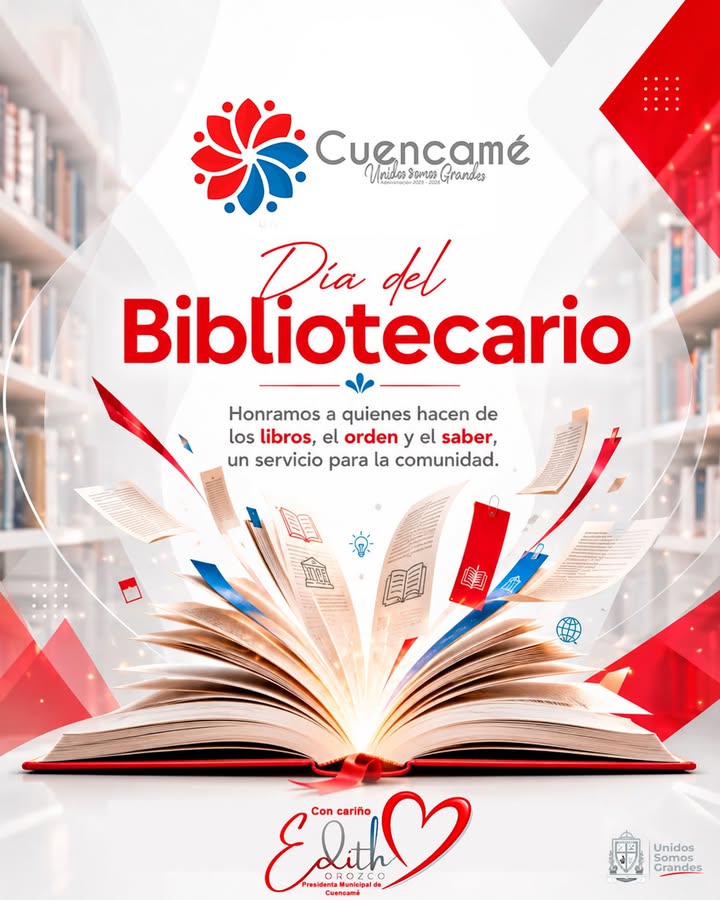 20 Julio Día del Bibliotecario 📚👩🏻👨🏻 ¡ Felicidades en su dia !