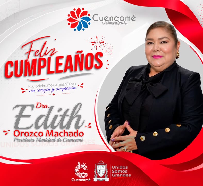 🎂✨ ¡Feliz cumpleaños, Presidenta! ✨🎂 Hoy celebramos a una mujer que con entrega, cercaní...