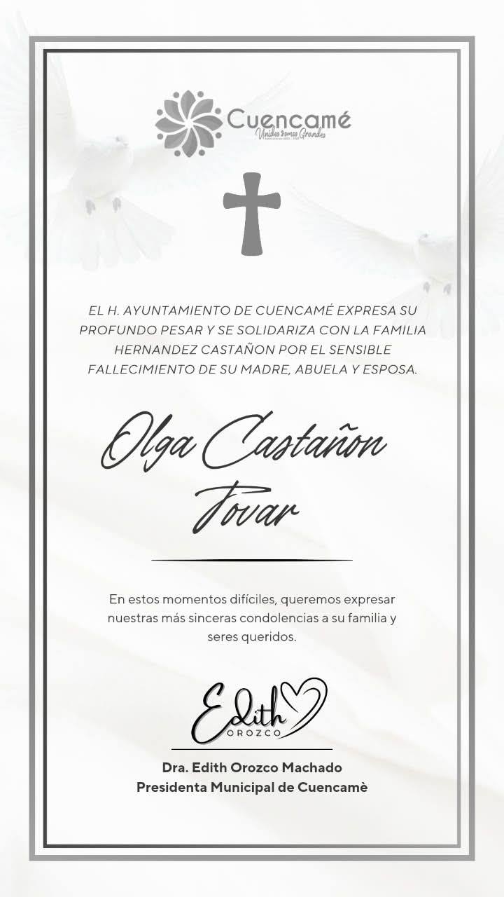 🕊️Con profundo pesar, expresamos nuestras más sinceras condolencias a familiares y seres que...