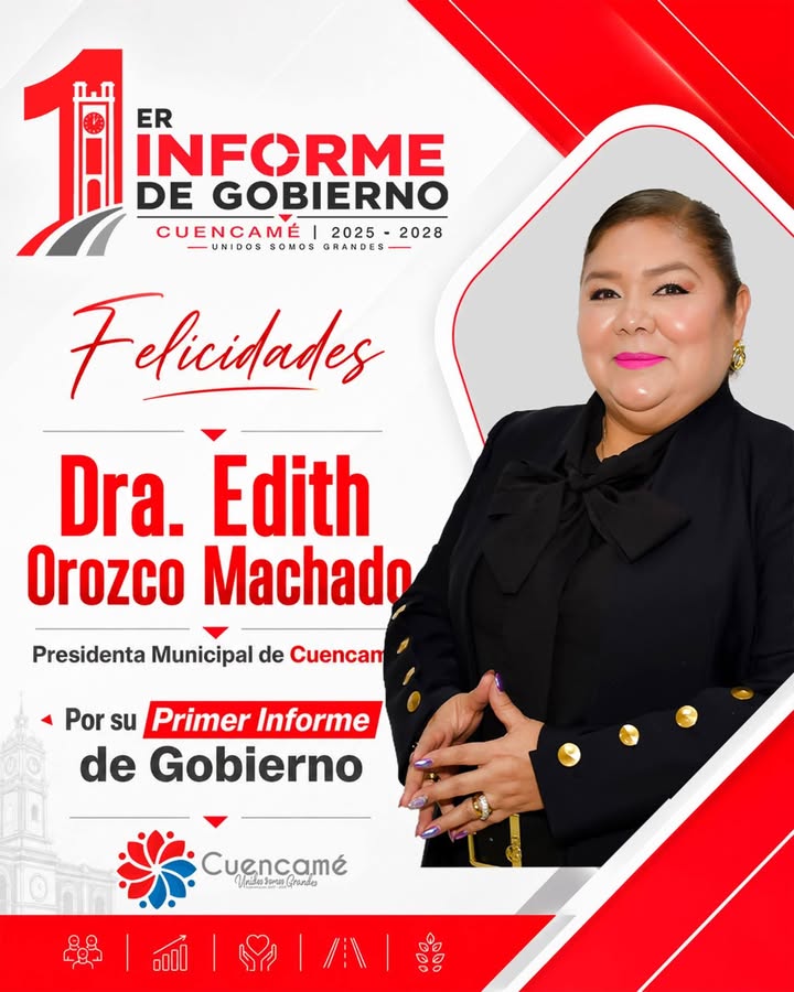 ¡FELICIDADES PRESIDENTA!