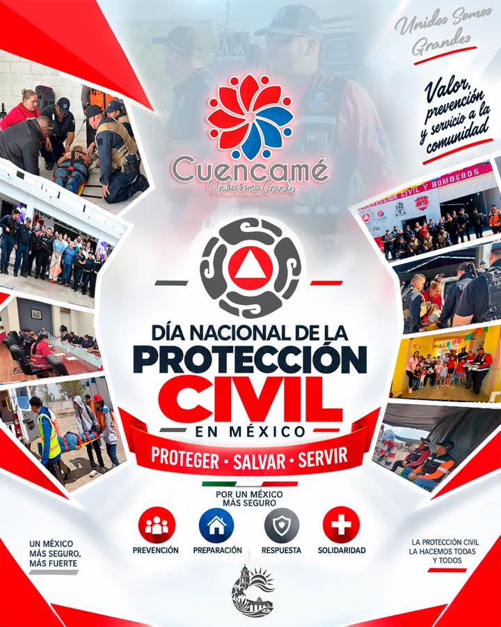 🚨 𝗗𝗜́𝗔 𝗡𝗔𝗖𝗜𝗢𝗡𝗔𝗟 𝗗𝗘 𝗟𝗔 𝗣𝗥𝗢𝗧𝗘𝗖𝗖𝗜𝗢́𝗡 𝗖𝗜𝗩𝗜𝗟 🇲🇽 Hoy reconocemos la labor, compromiso y vocación ...