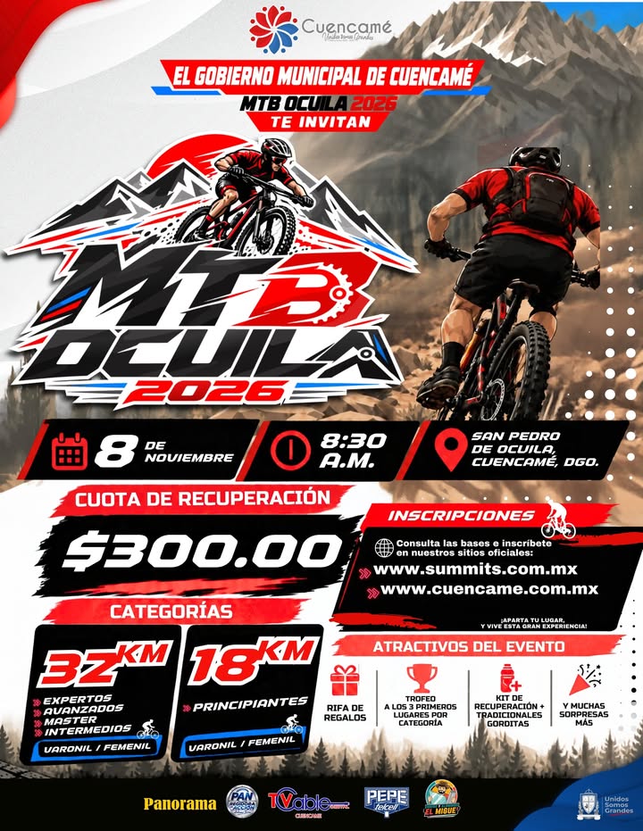 🚵‍♂️🔥 𝗠𝗧𝗕 𝗢𝗖𝗨𝗜𝗟𝗔 𝟮𝟬𝟮𝟲 | 𝗟𝗔 𝗔𝗗𝗥𝗘𝗡𝗔𝗟𝗜𝗡𝗔 𝗥𝗘𝗚𝗥𝗘𝗦𝗔 𝗘𝗦𝗧𝗘 𝟴 𝗗𝗘 𝗡𝗢𝗩𝗜𝗘𝗠𝗕𝗥𝗘 Prepárate para vivir nue...