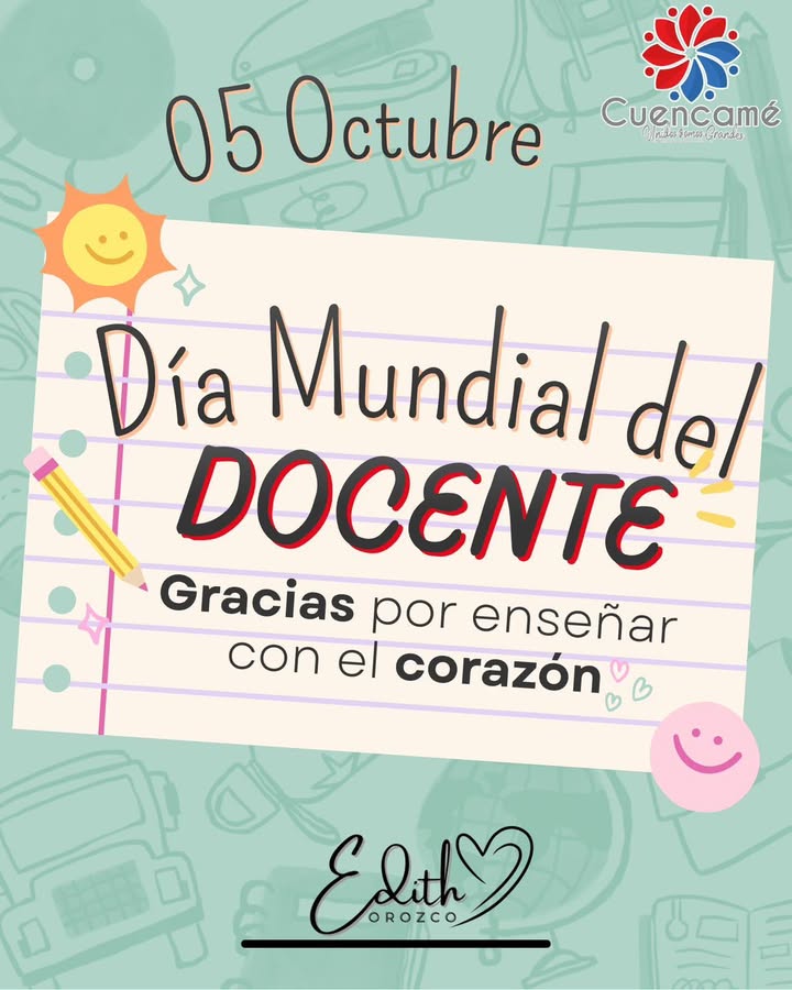 ✨ Felicitaciones por su noble y destacada labor docente 👩‍🏫👨‍🏫 💡 Su compromiso con la ...
