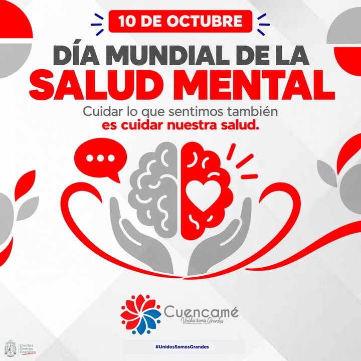 🧠💚 10 de octubre | Día Mundial de la Salud Mental 💚 Hoy recordamos la importancia de cuid...