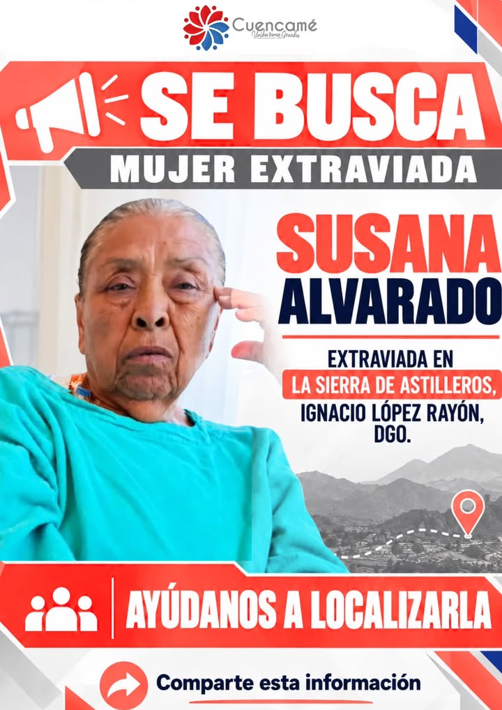 🚨Ayúdanos a localizarla..🚨 Cualquier información es válida para dar con su paradero ⬇️ 📍F...