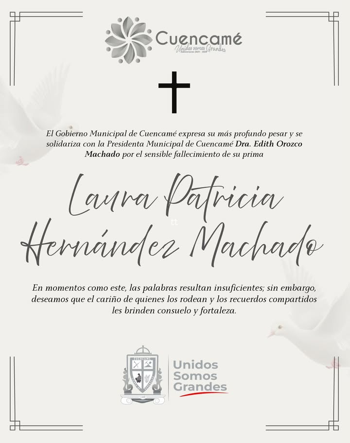 🤍Expresamos nuestras más sinceras condolencias a familiares y seres queridos, deseándoles f...