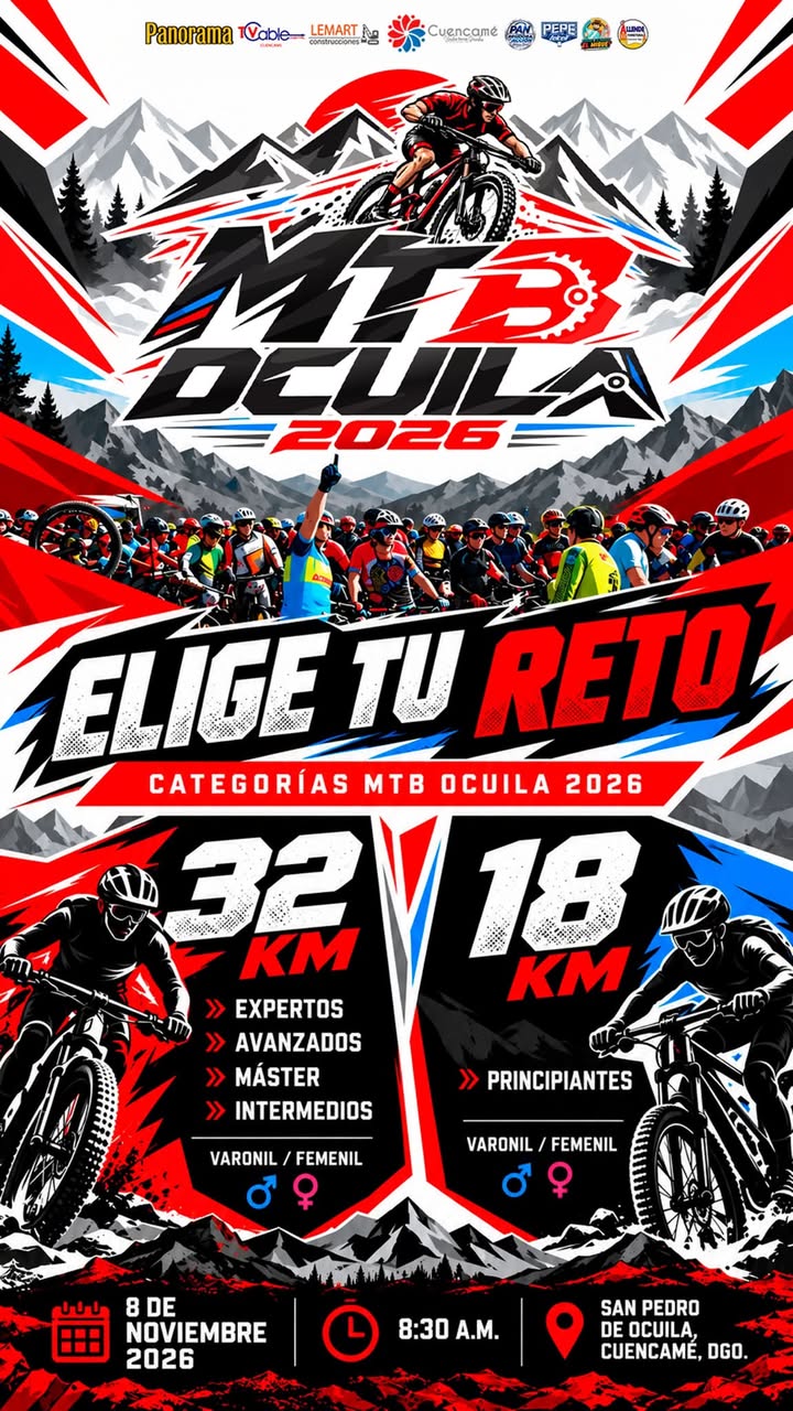 🚵‍♂️🔥 𝐌𝐓𝐁 𝐎𝐂𝐔𝐈𝐋𝐀 𝟐𝟎𝟐𝟔: ¡𝐄𝐋𝐈𝐆𝐄 𝐓𝐔 𝐑𝐄𝐓𝐎! La adrenalina y la pasión por el ciclismo te espera...
